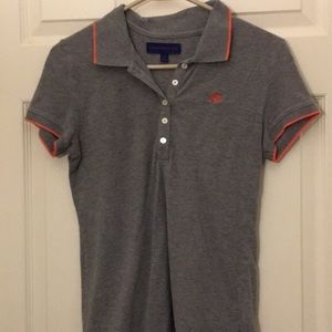 ✏️📚3 for $10📚✏️ Gray short sleeve polo